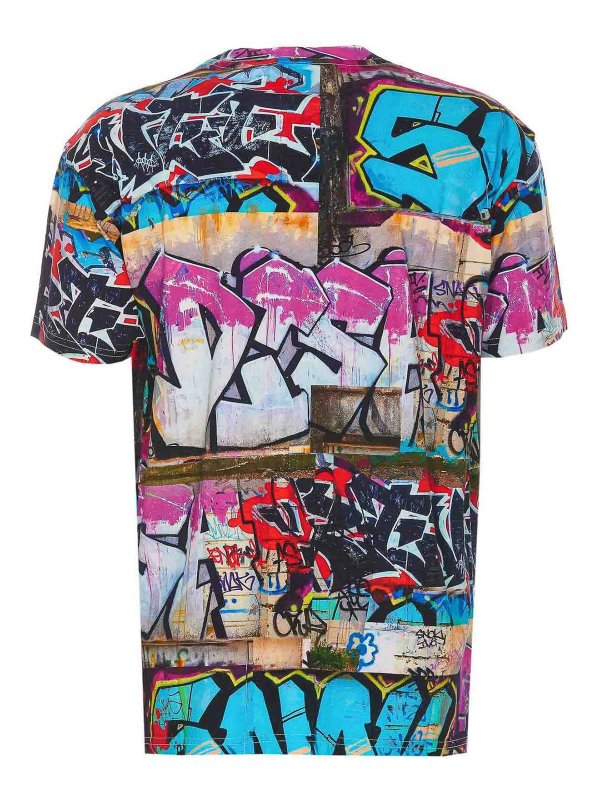 T-shirt Con Graffiti