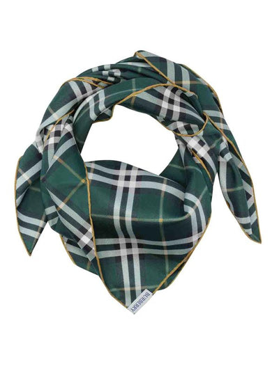 Foulard In Seta A Quadri