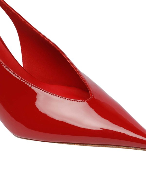 Slingback Rosso Con Clivage