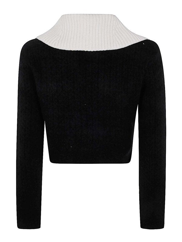 Maglione In Misto Cashmere Nero