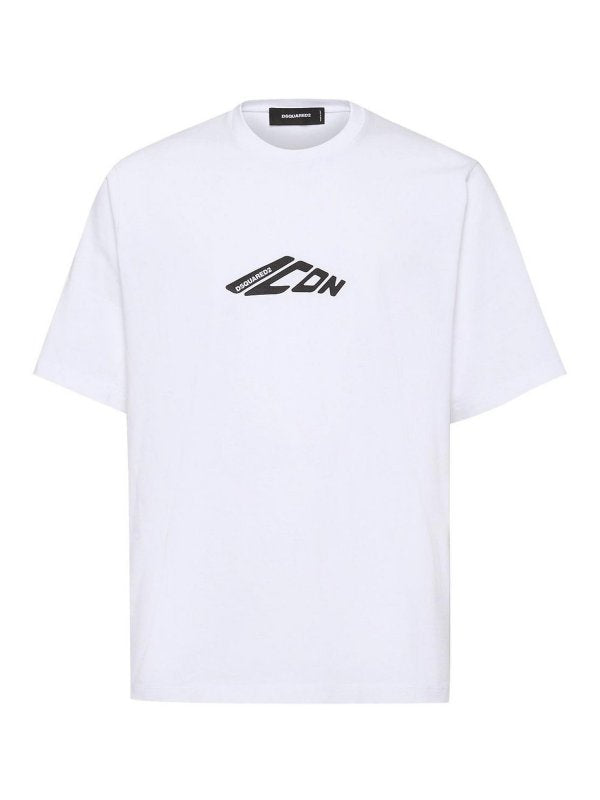 T-shirt In Cotone Con Stampa Logo