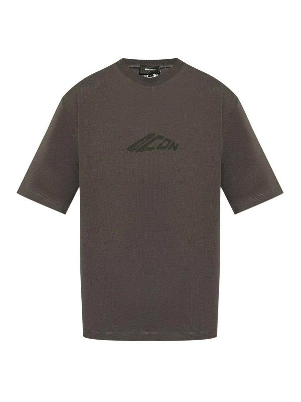 T-shirt In Cotone Con Stampa Logo