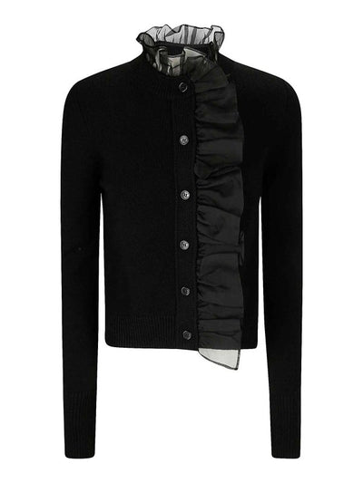 Cardigan Oscar In Cashmere Riciclato Nero