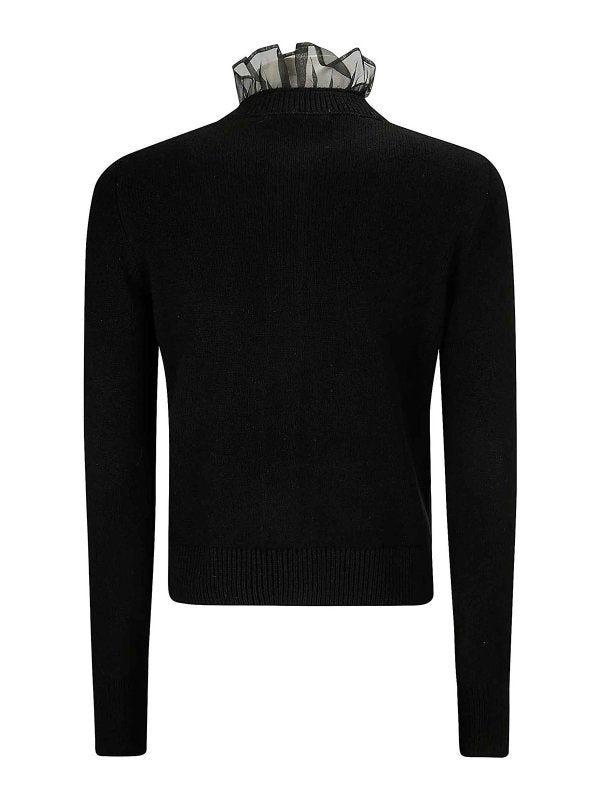 Cardigan Oscar In Cashmere Riciclato Nero