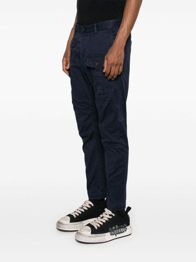 Pantaloni Cargo In Cotone