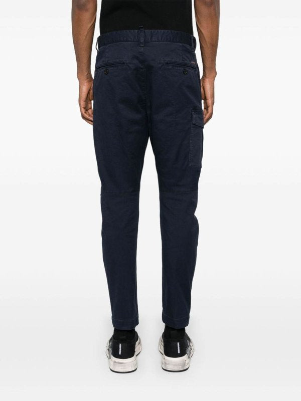 Pantaloni Cargo In Cotone