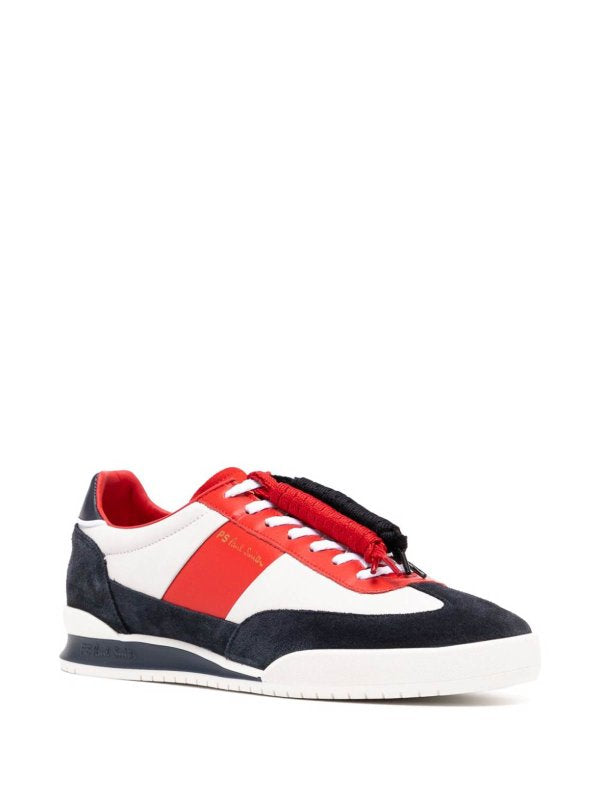 Sneakers  In Pelle Scamosciata