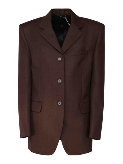 Blazer Monopetto Con Tre Bottoni