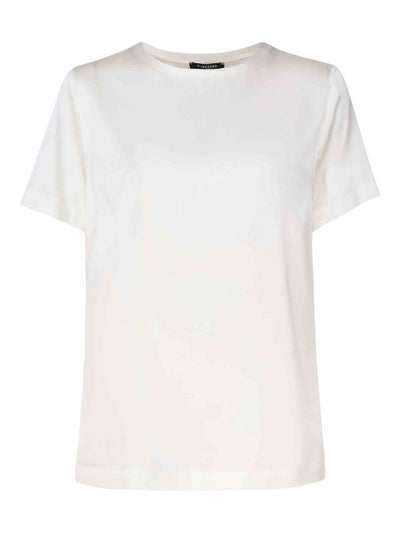 T-shirt In Seta Elastica