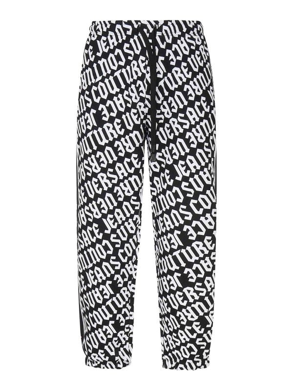 Pantaloni Con Logo All-over