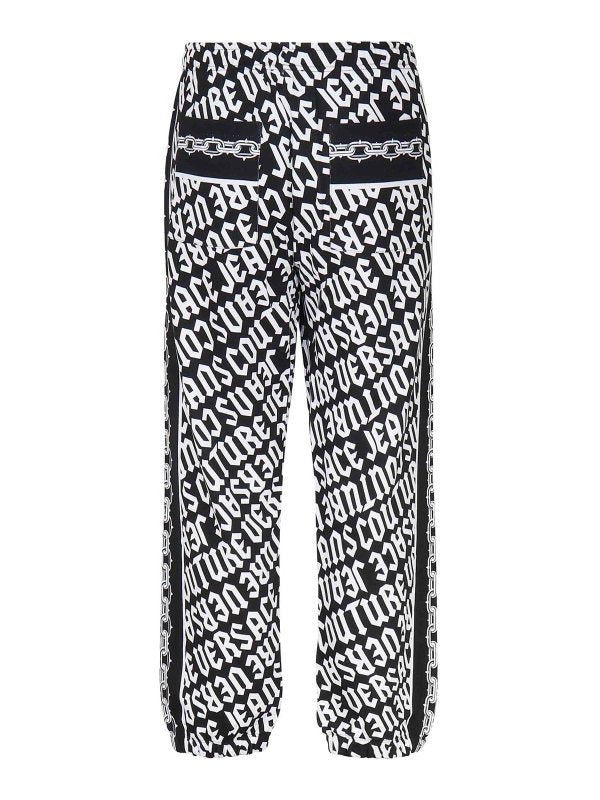 Pantaloni Con Logo All-over