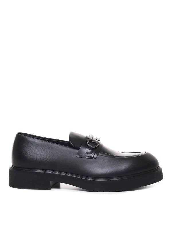 Gancini Matte Loafers