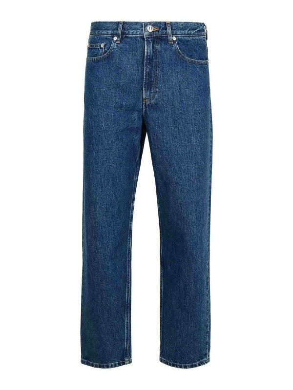 Jeans Martin In Cotone Blu