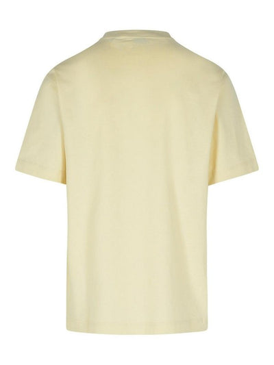 T-shirt In Cotone Color Crema