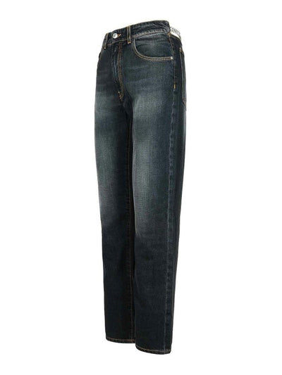 Jeans In Cotone Nero