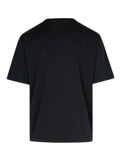 T-shirt Di Tendenza In Cotone Nero