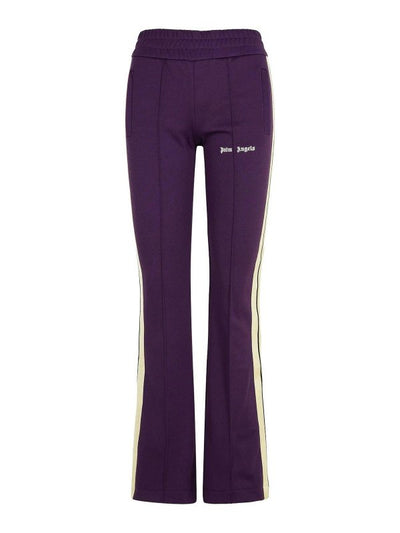 Pantaloni Jogger In Poliestere Viola