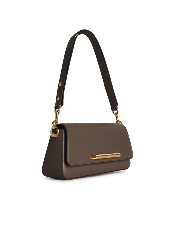 Borsa A Tracolla Sequence In Pelle Marrone