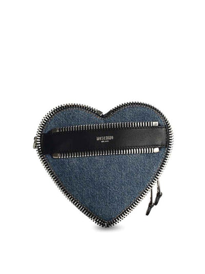 Borsa A Tracolla In Denim Blu