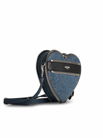 Borsa A Tracolla In Denim Blu