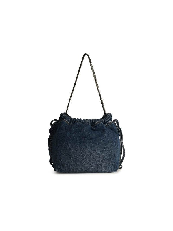 Borsa In Denim Blu