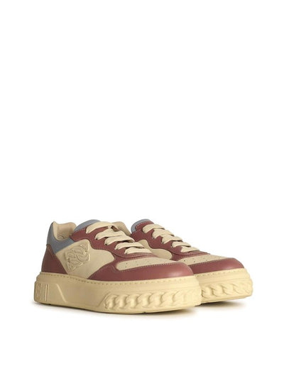 Sneakers Off Road In Pelle Multicolore