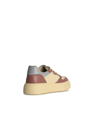 Sneakers Off Road In Pelle Multicolore