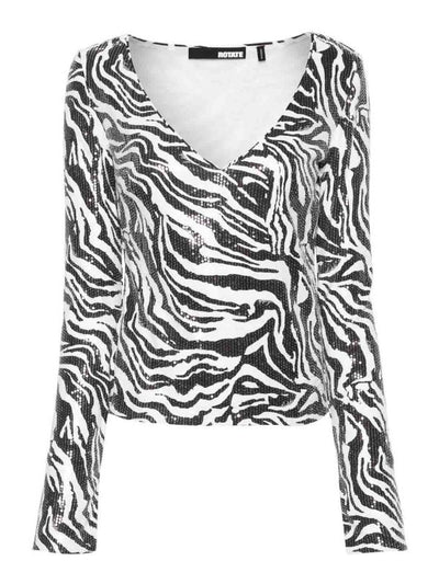 Maglia Con Stampa Animalier