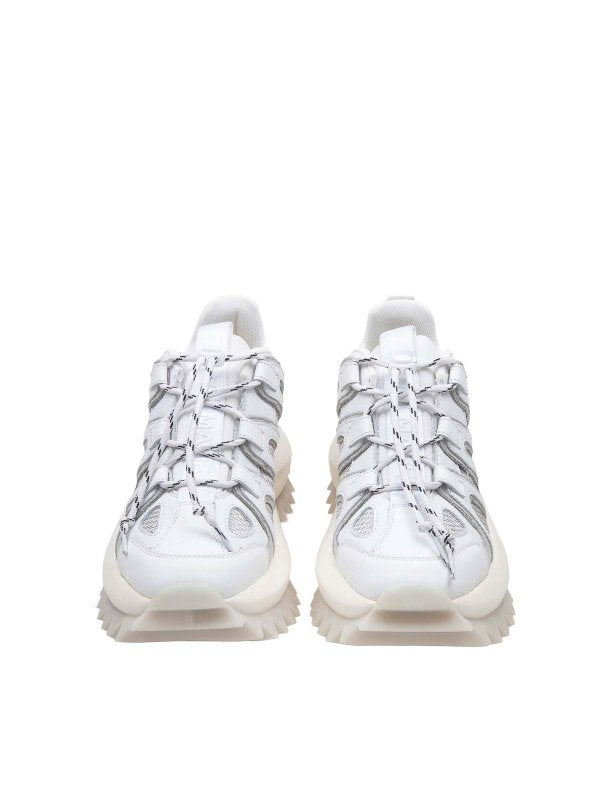 Sneakers Running Trek In Pelle Colore Bianco