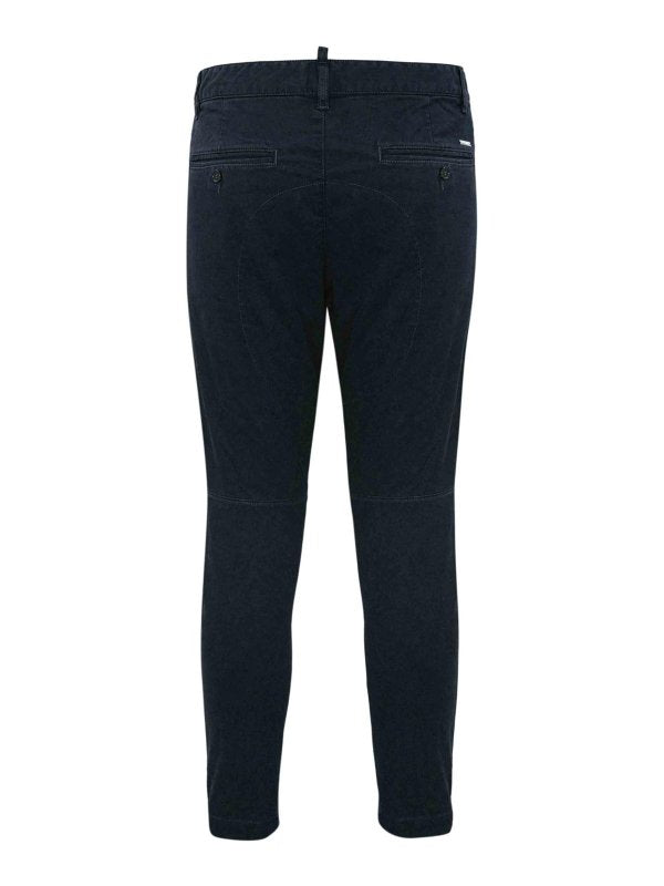 Pantaloni Chino Sexy In Cotone Elasticizzato