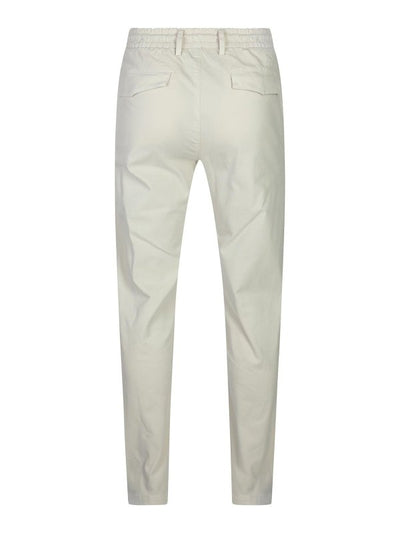 Pantaloni Di Cotone Bianco