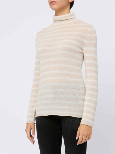 Maglione In Cashmere A Righe