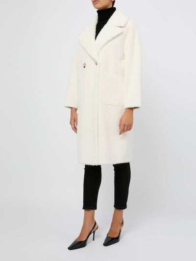 Cappotto Lungo Oversize Bianco Mimi Ml