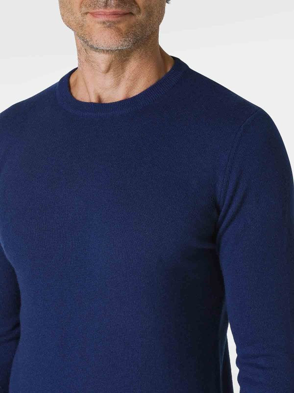 Maglia Girocollo In Lana E Cashmere