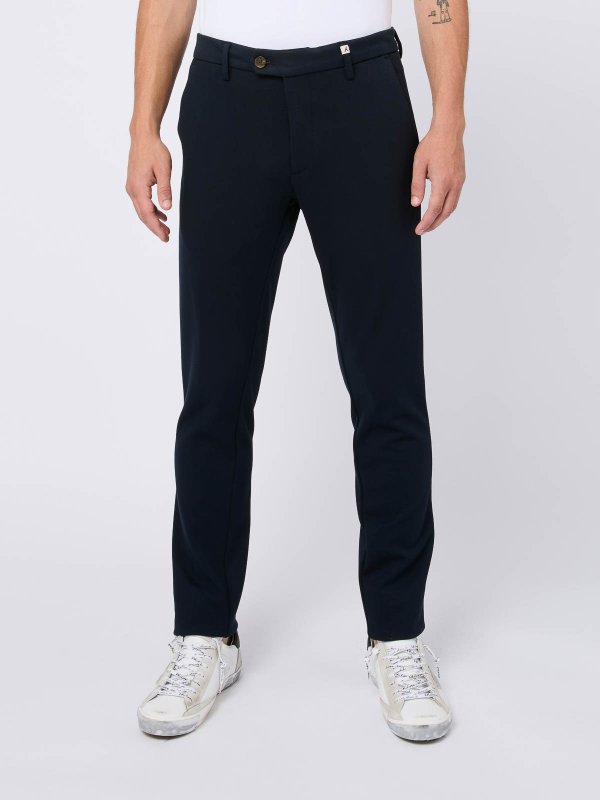 Pantaloni Skinny In Misto Viscosa