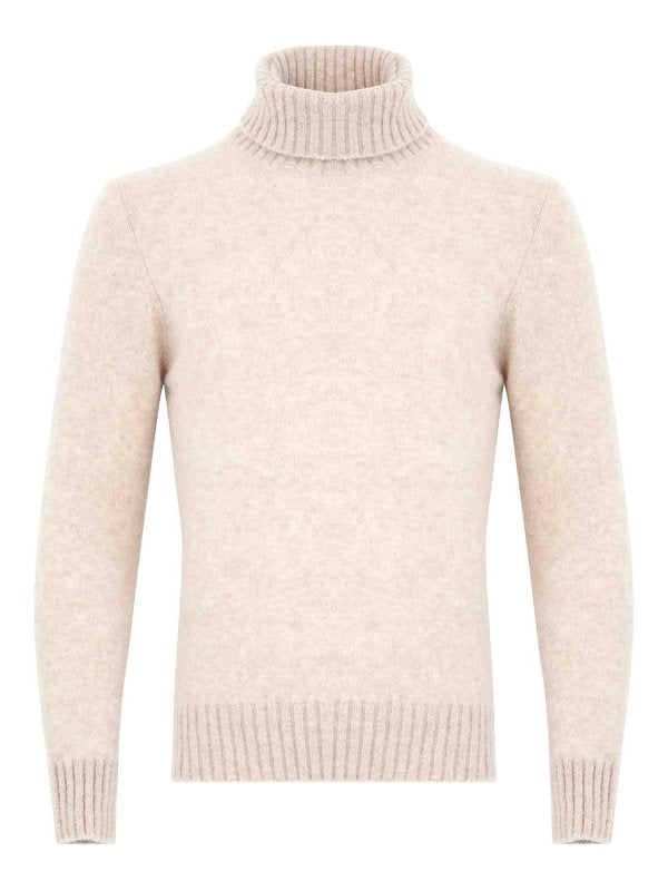 Maglione Dolcevita In Cashmere E Seta