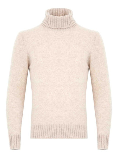 Maglione Dolcevita In Cashmere E Seta