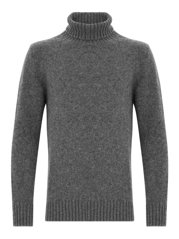 Maglione Dolcevita In Cashmere E Seta