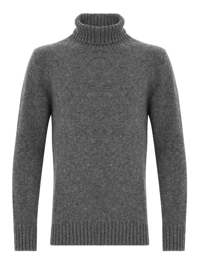 Maglione Dolcevita In Cashmere E Seta