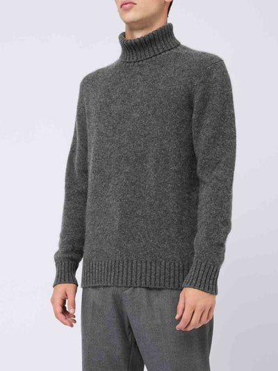 Maglione Dolcevita In Cashmere E Seta