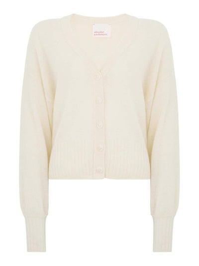 Beige Cashmere Cardigan