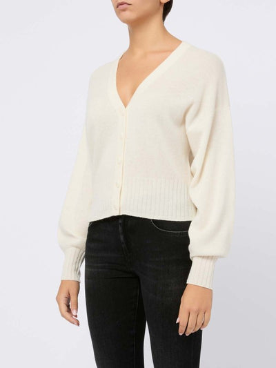 Beige Cashmere Cardigan