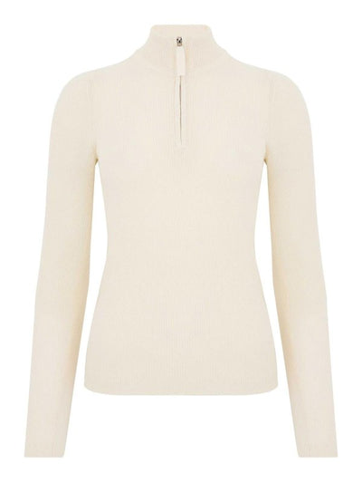 Maglia In Cashmere Con Zip