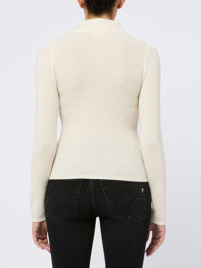 Maglia In Cashmere Con Zip