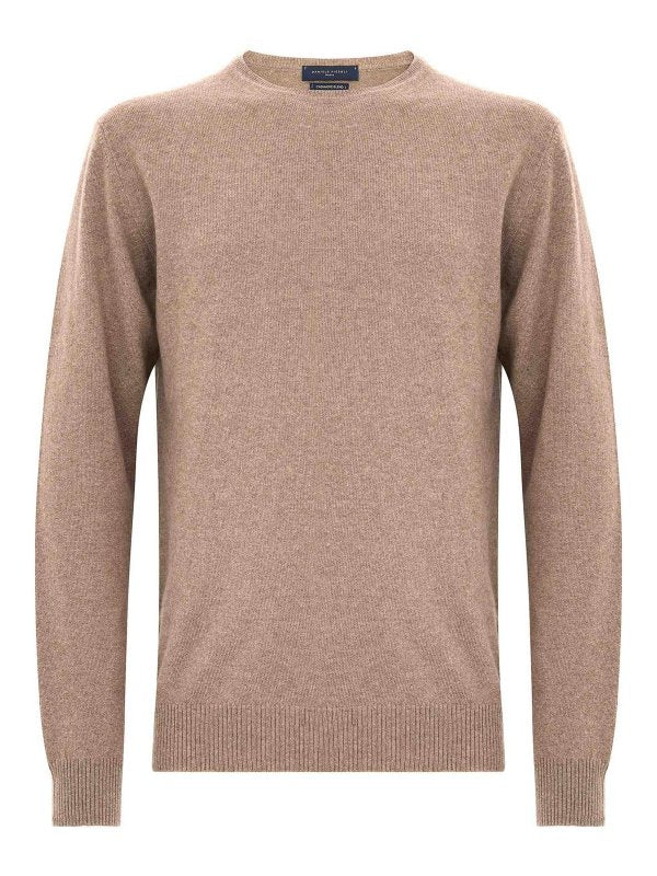 Maglione Girocollo Beige