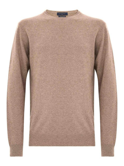 Maglione Girocollo Beige