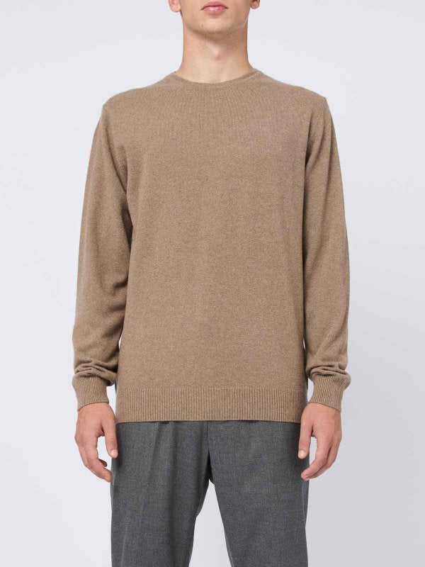 Maglione Girocollo Beige