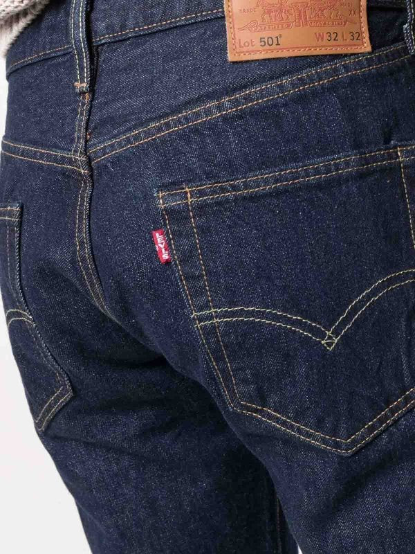 Jeans 501 In Cotone Con Gamba Dritta