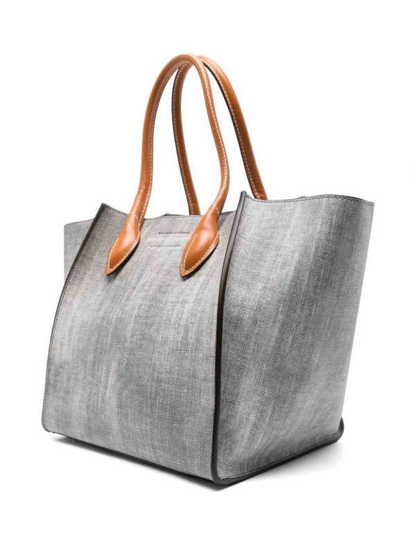 Borsa Tote In Denim Maggie