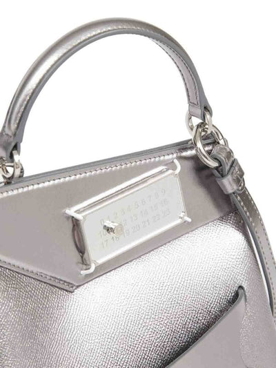 Borsa Tote Strappata In Pelle